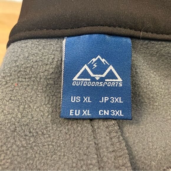 Outdoor Sports, hiking/skiing pants. Lined, black/gray size XL - Picture 4 of 4